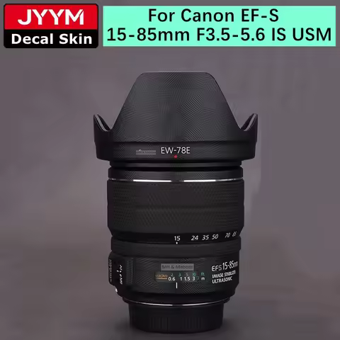 Customized Sticker For Canon EF-S 15-85 3.5-5.6 Camera Lens Decal Skin Vinyl Wrap Protective Film EF