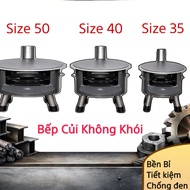 Clean Smokeless Wood Stove 3 Sizes 50/40/35 – No Soot, Saves Fuel