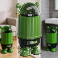 [Dolity2] Lovely Shape Trash Can Wastebasket for Study Room Living Room Dining Room