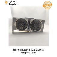 【USED】 OCPC RTX2060 6GB GDDR6 Graphic Card | With 8 Pin | Desktop | Graphics Card | RTX 2060