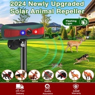 Ultrasonic Monkey Repellent PIR Sensor-Controlled Siren and Strobe Alarm System Solar Alat Penghalau