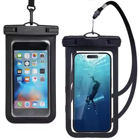 IP68 Universal Waterproof Phone Cases Bag Swim Pouch Portable Phone Seal Bag With Lanyard For iPhone