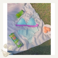 Hotgirl lingerie "Thin no-wire bralette set - Ice Cream cold silk adjustable string pants - HotGirl 