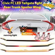 Civic FC 2016 LED Tailgate light Rear Trunk Spoiler Wing
