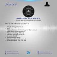 SUBWOOFER JL AUDIO W1V3 10 INCH GARANSI RESMI 4 OHM 2 OHM