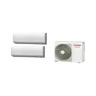 Toshiba東芝1.5匹+1.0匹1拖2變頻淨冷多聯式分體冷氣機RAS-M13N4KCV+RAS-M10N4KCV/RAS-2M18J2ACV-HK