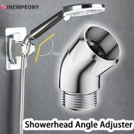 INEWPEONY Showerhead Angle Adjuster, Universal Port 135 Degree Shower Angle Controller, 1/2-inch Elb