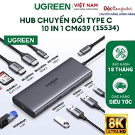 HUB 10 in 1 Type C Thunderbolt Revodok Pro 210 adapter to HDMI, USB, LAN, SD/TF, PD genuine Ugreen 1