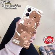 Softcase Hp VIVO Y17S 2023 Case VIVO Y17S Latest Fashion Case Cartoon Casing VIVO Y17S 2023 Casing VIVO Y17S 2023 Softcase Pro Camera Tpu Macaroon Case Cute Latest Accessories Hp Protective Cover Hp Casecheap