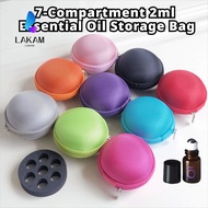LAKAM Essential Oil , EVA Foam Insert Portable Essential Oil Storage Bag,  Multi Slot Interior Polye
