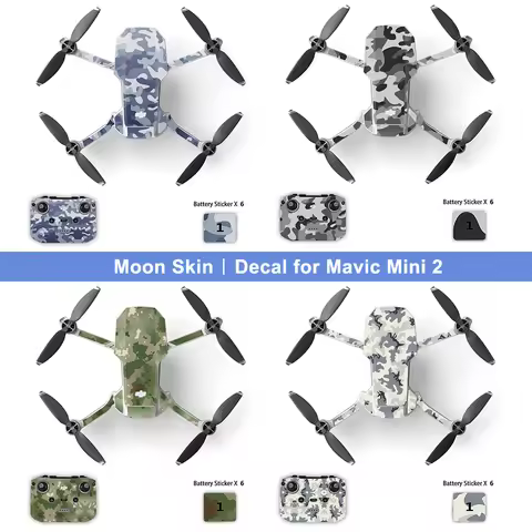 Camo Skin for DJI Mavic Mini 2 Vinyl Decal Sticker Cover for UAV Protective Skin Wrap for DJI Mavic