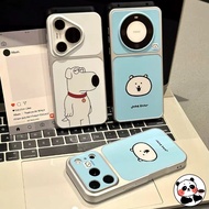 Cute Joke Bear Phone Case For Realme C100 C100i C85 Pro C75X C73 C71 C67 C65S C65 C63 C61 C55 C53 C5