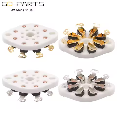 1PC 8pin K8A Octal Tube Socket For KT88 EL34 6SN7 5AR4 GZ34 5881 6V6 5U4G 6550 6J7 6SJ7 Vintage Pane