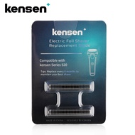 Kensen เครื่องโกนหนวดไฟฟ้า มีดโกนไร้สายพร้อมการชาร์จ USB และที่กันจอนเคราแบบป๊อปอัพ มีดโกนบุรุษแบบชาร์จไฟได้ IPX6 กันน้ำ