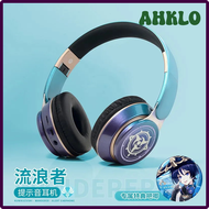 AHKLO หูฟังอินสต๊อค Genshin Impact Headphones Wanderer Cosplay ชุดหูฟังบลูทูธไร้สายตัวละครในเกมหูฟัง