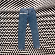 Women's plain blue jeans DJ122