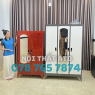 Tủ sắt quần áo cao 1m61m8 ngang 90cm và 1m2 ngang 90cm GIAO NHANH TRONG NGÀY