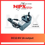 1A Smart Li-Ion Battery Charger (4.2V, 8.4V, 12.6V, and 14.8V)