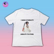 Seventeen Jeonghan Inspired I have Stability (Ability to Stab) Customized Shirt Kpop T-shirt