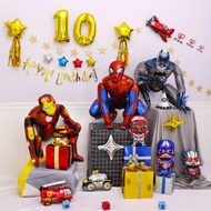 55*63cm 3D Spiderman Iron Man Super Hero Balloons The Avengers Hero Hulk Boy Kids Birthday Party Decoration Baby Boys Kids Toy