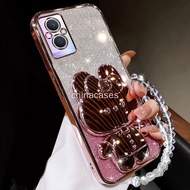 Casing OPPO Reno 7Z 5g Reno 8Z 5G A96 5G Reno 8T 4G 5G A1 Pro A2 Pro A2M Phone case with rabbit mirr