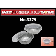 NO.3379-P ALUMINIUM FOIL TRAY WITH LID