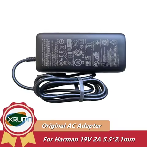 Genuine NSA40ED-190200 19V 2A AC Adapter For Harman / Kardon Onyx Studio 1 2 3 4 5 6 7 Bluetooth Spe