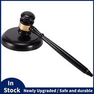 Wooden judge's gavel auction hammer with sound block for attorney judge auction handwork