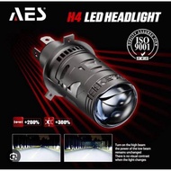 (BULLAES) H4 Aes Bi-laser experience 60 Watt projector lens Mini bi-led AES (bullaes)