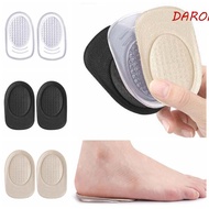 DARON Heel Insoles, Invisible Half Cushion Foot Padding Heel Pads, Soft Shockproof Transparent High 
