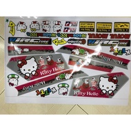 Cub car sticker - hello kitty pink removable sticker for cub 82 car