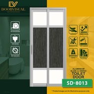 Slide and swing Toilet door asstl-05