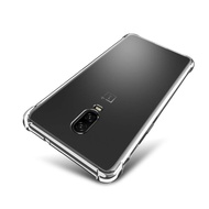 OnePlus 6T Case Clear Soft Rubber Bumper TPU Casing