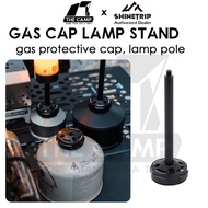 Shinetrip Gas Cap with Lamp Rod Pole Adaptor Outdoor Camping Butane Gas Cover Extension Holder A562
