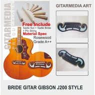 Gibson Acoustic j200 Bridge - gibson j200 Guitar Bridge