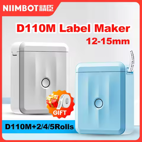 Niimbot D110M Wireless Label Printer Pocket Handheld Thermal Price Labeller with Self-Adhesive Paper