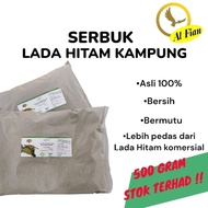 SERBUK LADA HITAM KAMPUNG ASLI | 100% Proses Tradisional | Lada Hitam Terengganu | Black Pepper Powd