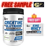 Muscle Kingdom Creatine Monohydrate + Glutamine 500 g (100 serving) Free Sample, halal creatine, hal
