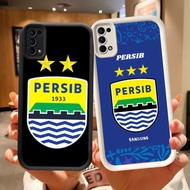 DJ-4 AING PERSIB football club Silicone Casing black and white for OPPO Realme Reno Find Narzo N63 5