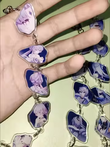 Honkai:Star Rail Kafka's Eidolons Girl Acrylic Keychain String for Accessories Bag Pendant Key Chain