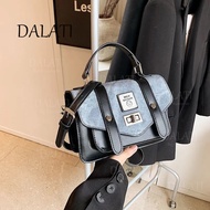 DALATI Niche Retro Portable Small Square High-End Messenger Bag