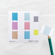 Tab Sticker label sticker