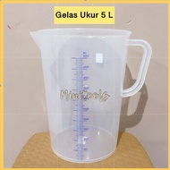 Green Leaf 1835 5 Liter Plastic Measuring Cup 5L Measuring Cup/