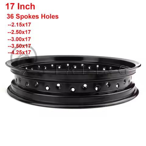 Motorcycle Modification Accessories17 Inch 36 Spokes Holes rim Aluminum Alloy Wheel Hub 2.15x17 2.50