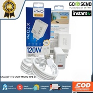 VIVO X70 Pro Charger ORIGINAL 100% 120W Micro & Type-C FAST CHARGING