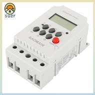 SUERHD Timer Switch, 220V 110V Digital Timer, Portable LED 50/60Hz 12V Time Control Timer Electricia