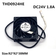 HB New original THD0924HE-FC7 for DELTA cooling fan 24V 1.80A 9238 9CM ACS800 inverter fan