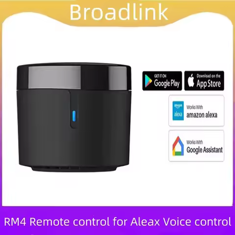 Broadlink Rm4 Mini Smart Remote Control Infrared Universal IR Audio Video Smart Home Work With Googl
