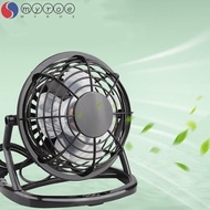 MYROE Table Fan, with 4 Blades Electric Desk Fan,  Desktop Silent Strong Wind Mini USB Fan Office