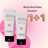 [Charlotte Seoul] dAlba White truffle deep clean foam cleanser 80ml #โฟมทําความสะอาดผิวหน้าอย่างล้ํา